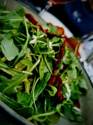 une belle assiette de salade